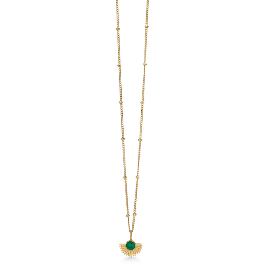Soleil Petrol Green Necklace