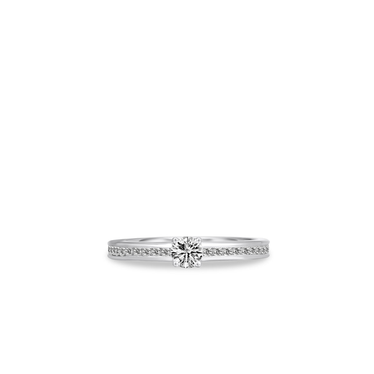 Accented Simple Sterling Silver Ring. 925 Sterling Silver. Waterproof Ring