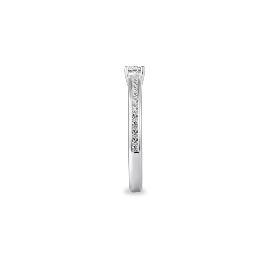 Accented Simple Sterling Silver Ring. 925 Sterling Silver. Waterproof Ring