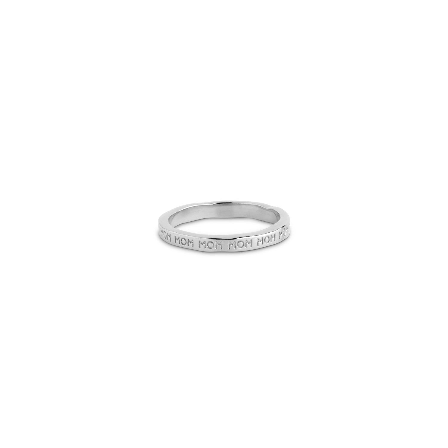 Mom Ring - Recycled Sterling Silver