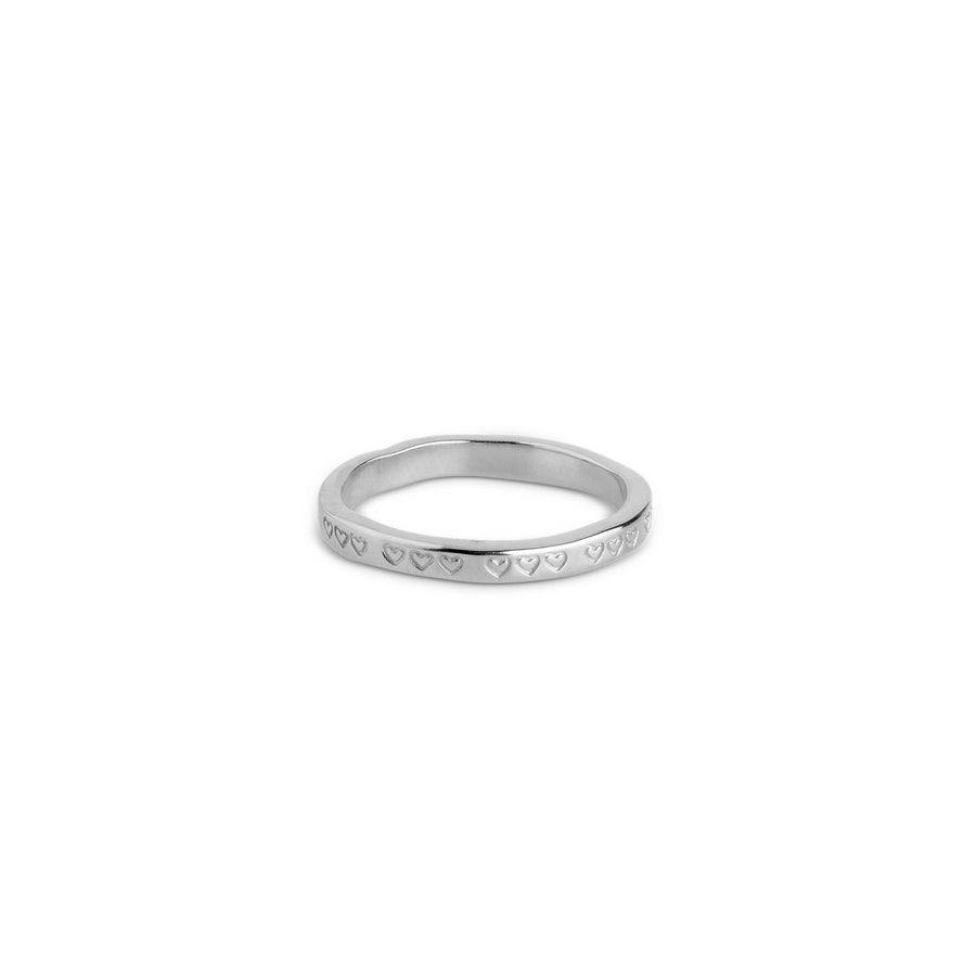 Heart Ring - Recycled Sterling Silver