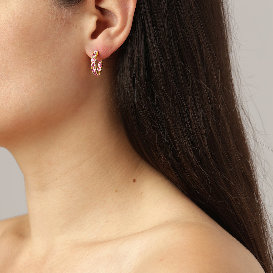 Raquel SG Light Rose Rose Earrings