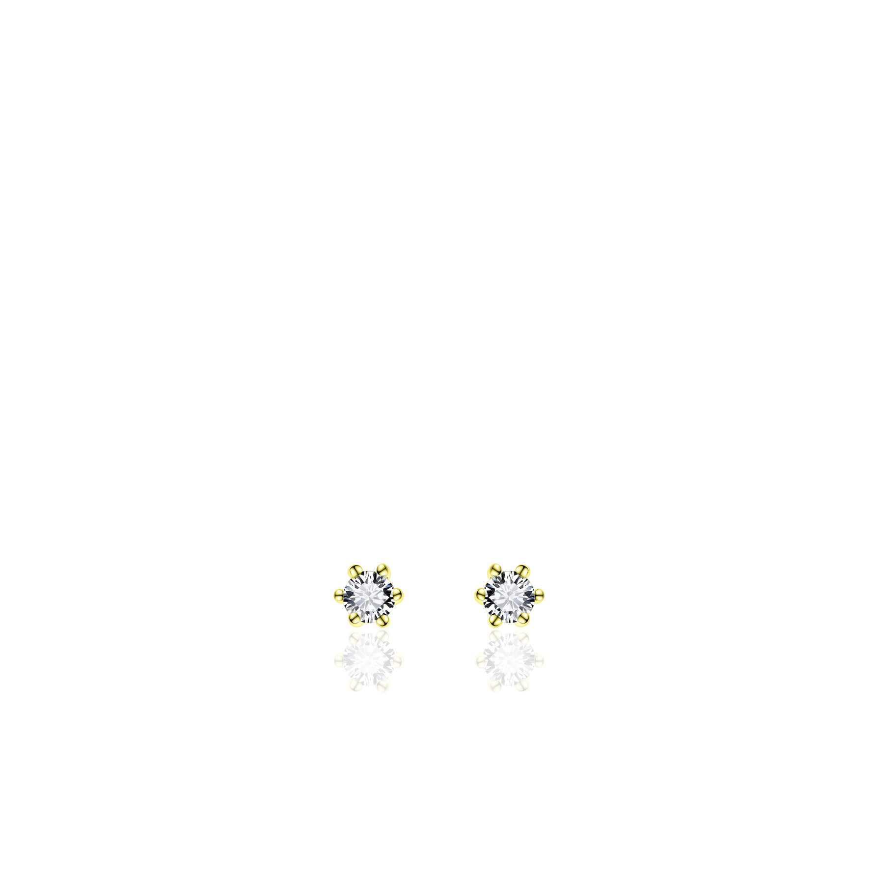 These staple simple sparkle stud earrings are an everyday staple on their own or perfect for completing your ear stack.  925 Sterling Silver. Available in Sterling Silver, Yellow Gold Plated Silver or Rose Gold Plated Silver. SPE02 SPEO2R SPEO2Y