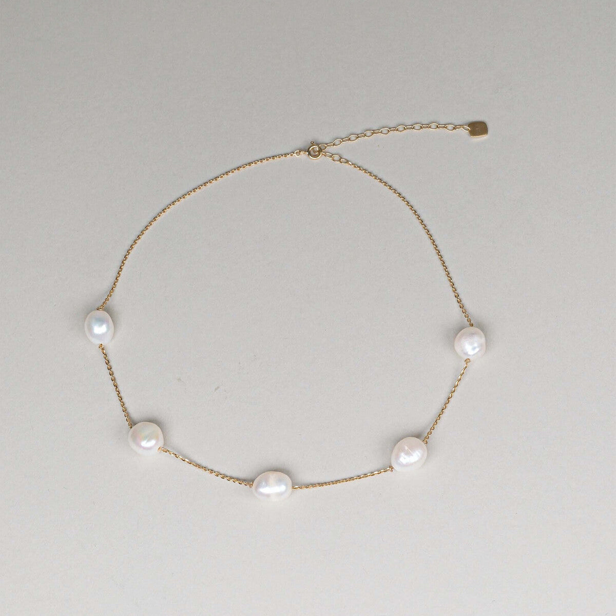 Station Pearl Necklace