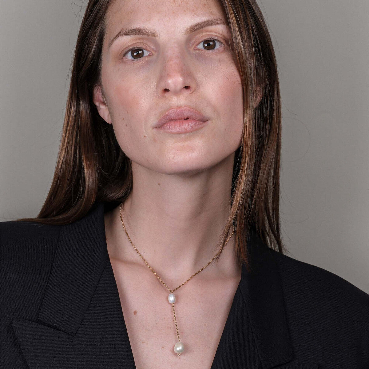 Twin Pearl Necklace