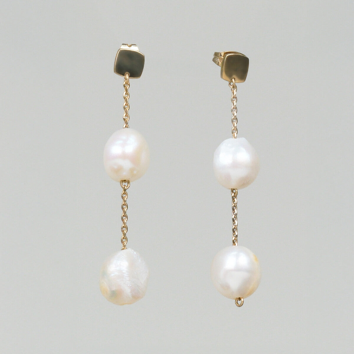 Twin Pearl Earrings