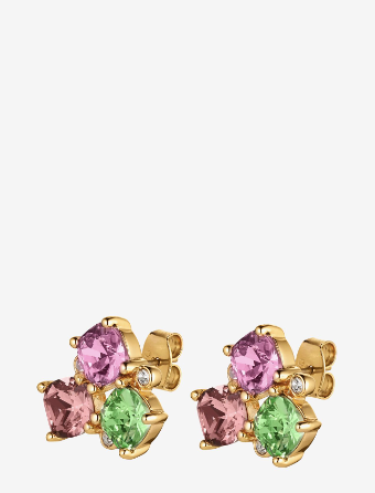 Viena SG Rose/Green Earrings