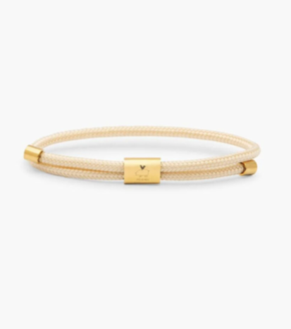Little Lewis Ivory - Gold Bracelet