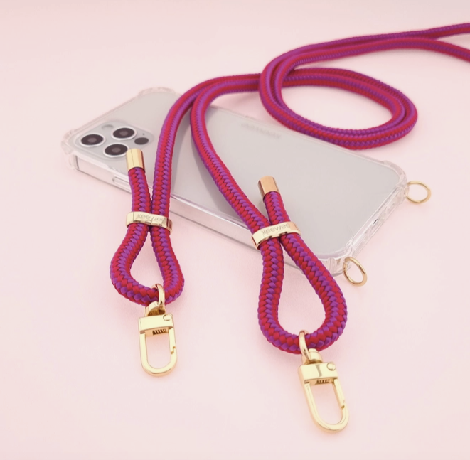 LILAC Snap mobile phone chain: Gold