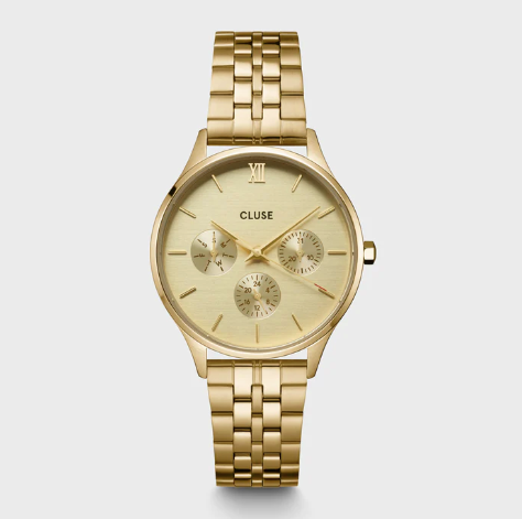 Minuit Multifunction Watch Steel, Full Gold colour CW10701