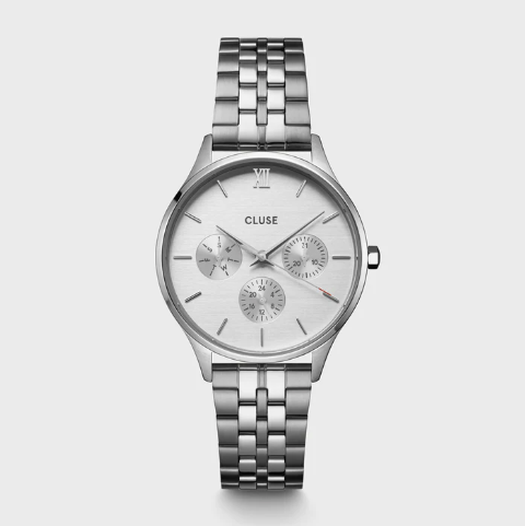 Minuit Multifunction Watch Steel, Full Silver Colour CW10703