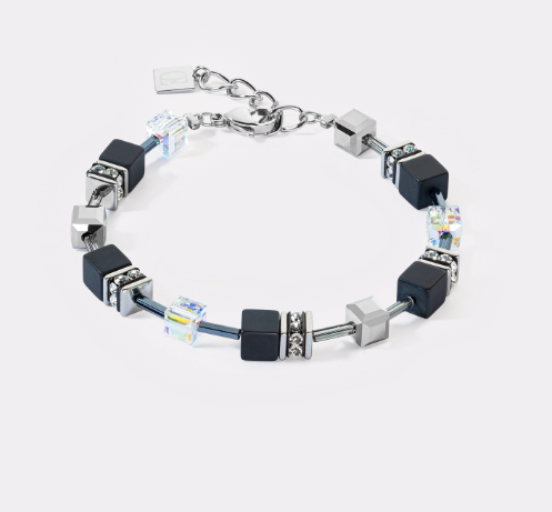 GeoCUBE® Iconic Precious Onyx bracelet crystal-black 4018301318