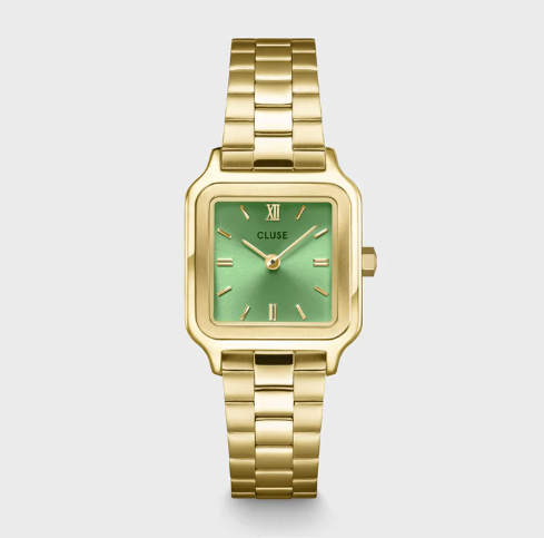 Gracieuse Petite Watch Steel, Light Green, Gold Colour CW11809