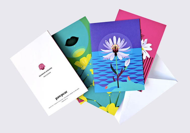BLÁTH / FLOWER – 10 Greeting cards with envelopes