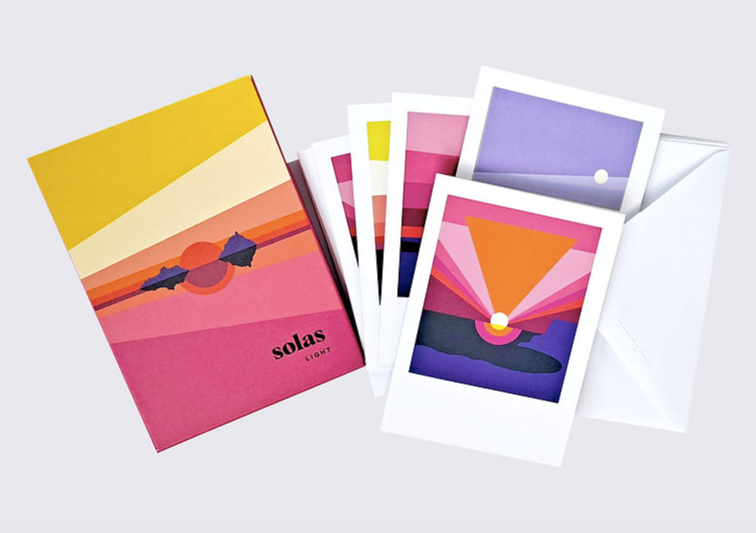 SOLAS / LIGHT – 10 Greeting cards with envelopes