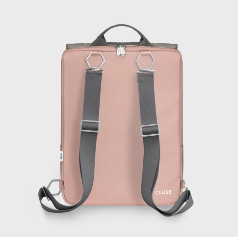 Le Réversible Backpack, Rose Dark Grey, Silver Colour CX03513
