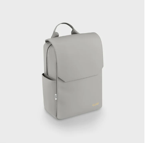 Nuitée Petite Backpack, Light Grey, Gold Colour CX03905