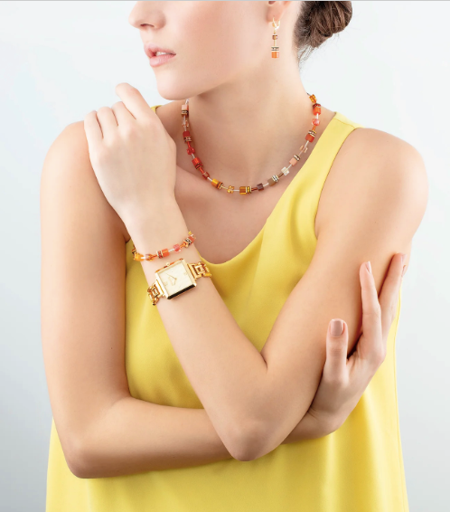GeoCUBE® Iconic bracelet Sunset gold 2838300211
