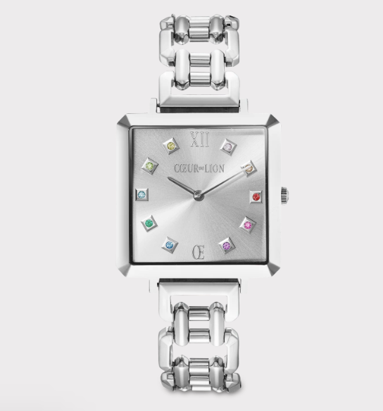 Watch Iconic Cube Statement Classic Rainbow silver 7630741717