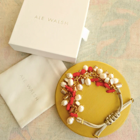 Vine Bracelet - Red Coral