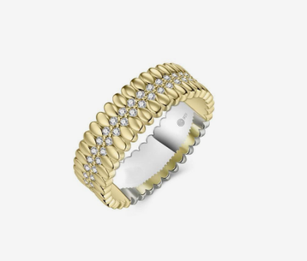 Elena Texture Gold Ring