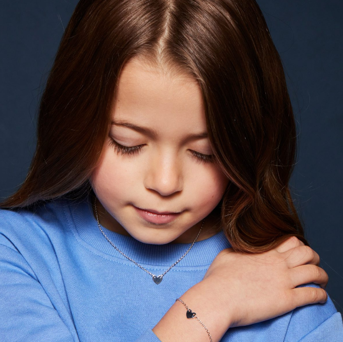 Anna Silver Heart Bracelet
