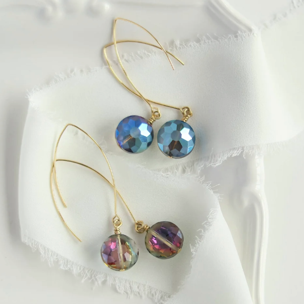 Etched Coins Earrings