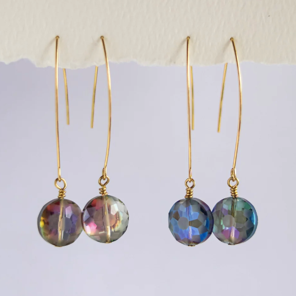 Etched Coins Earrings