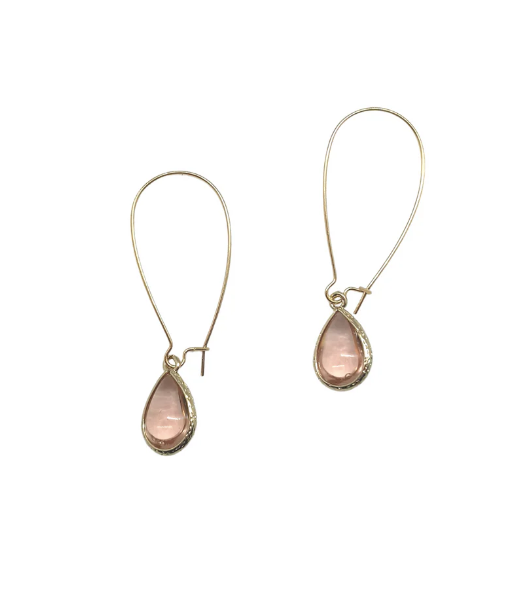 Brass Glass Teardrop