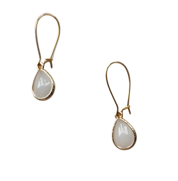 Brass Glass Teardrop