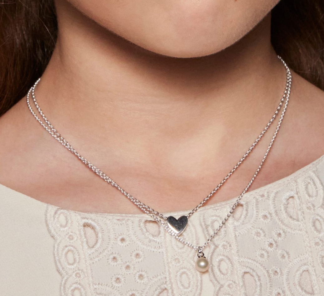 Zahra Single Heart Charm Necklace