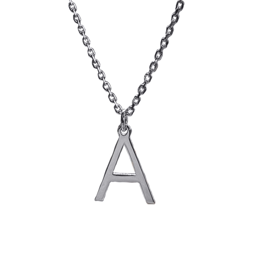 Initial Silver Necklace