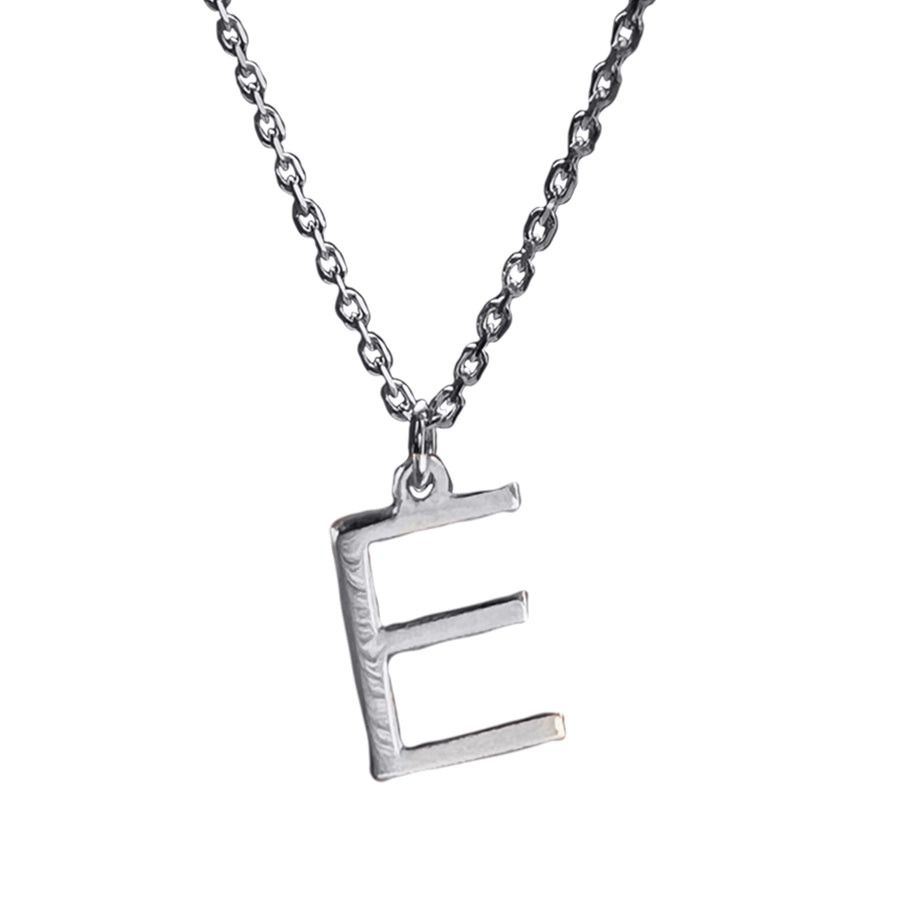 Initial Silver Necklace