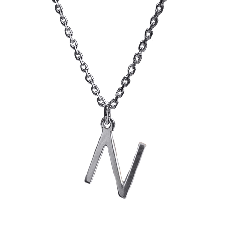 Initial Silver Necklace