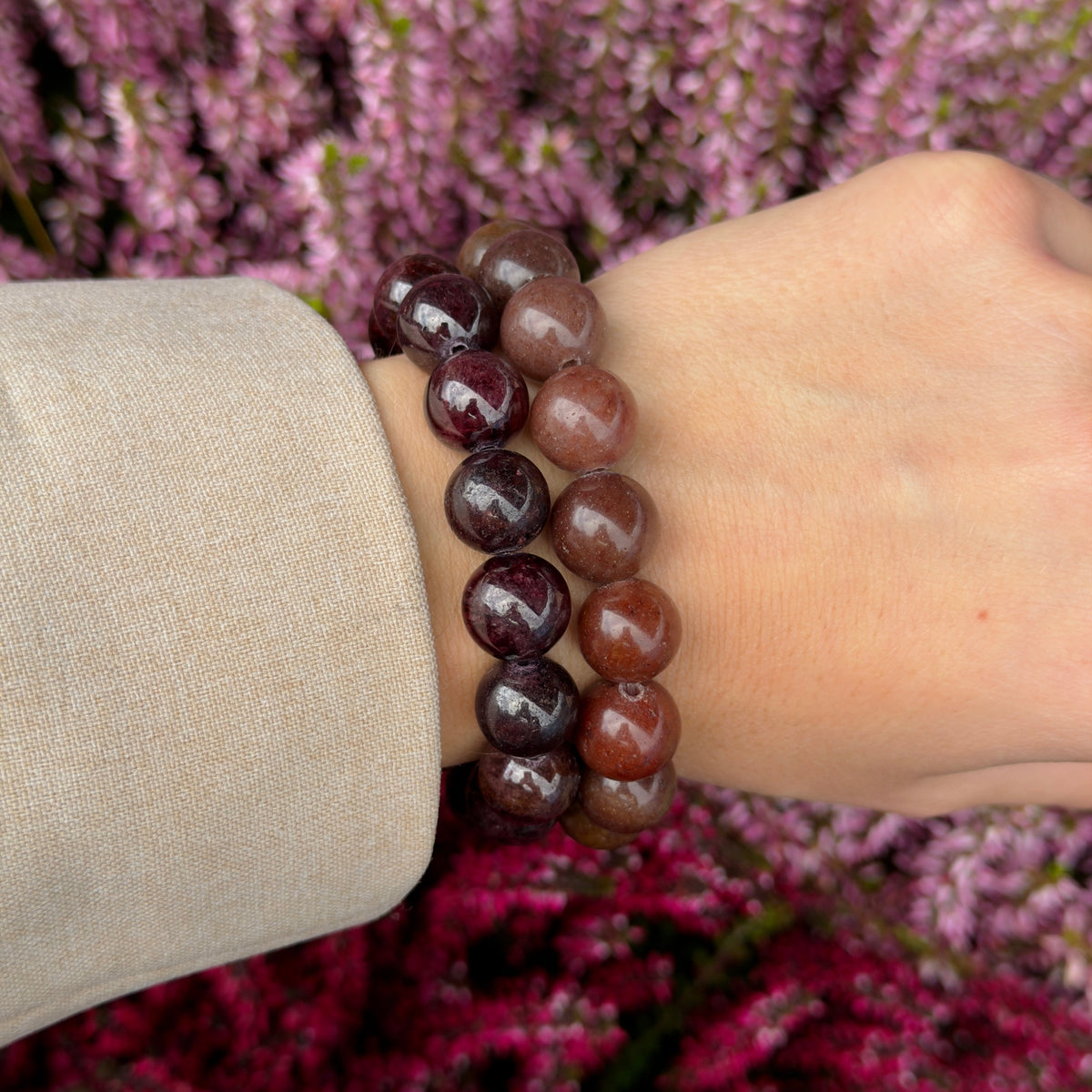 Chunky Garnet Bracelet