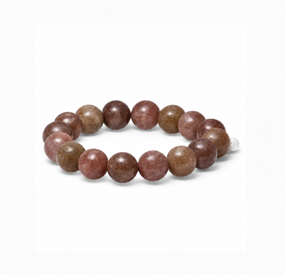 Chunky Purple Brown Aventurine Bracelet