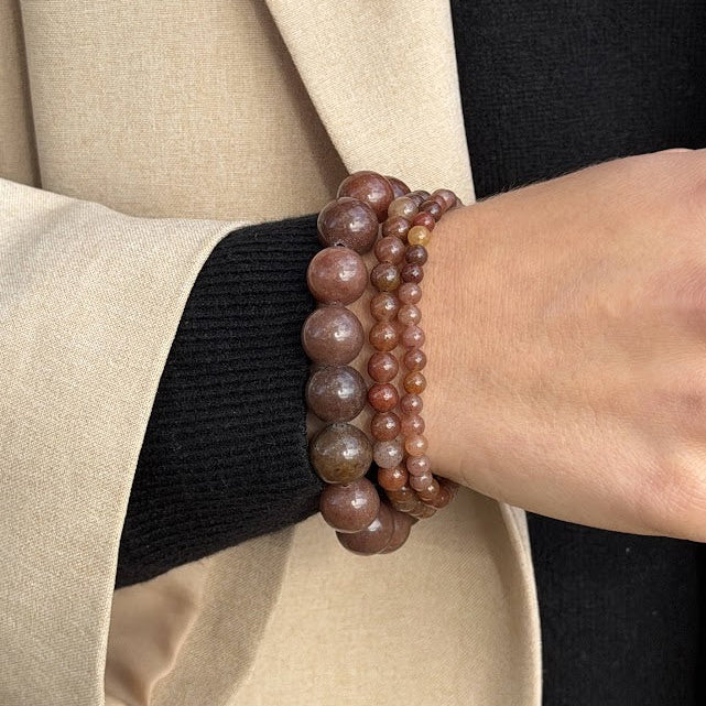 Essential Purple Brown Aventurine  Bracelet