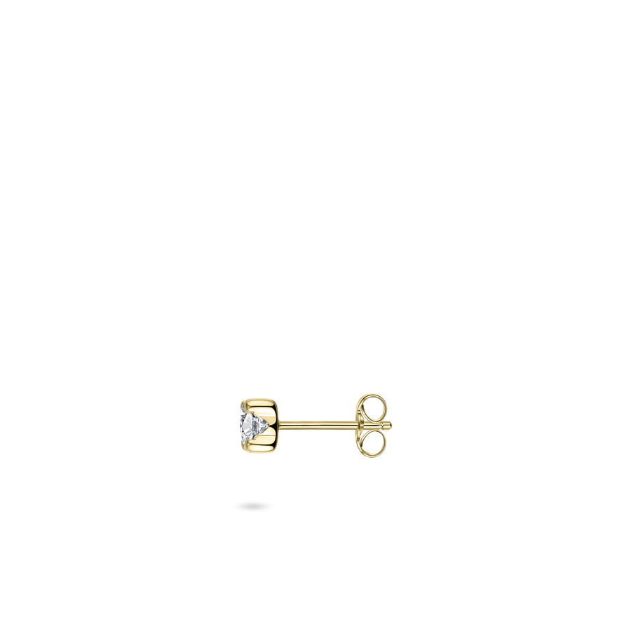 Sparkling 14k Gold Stud Earrings