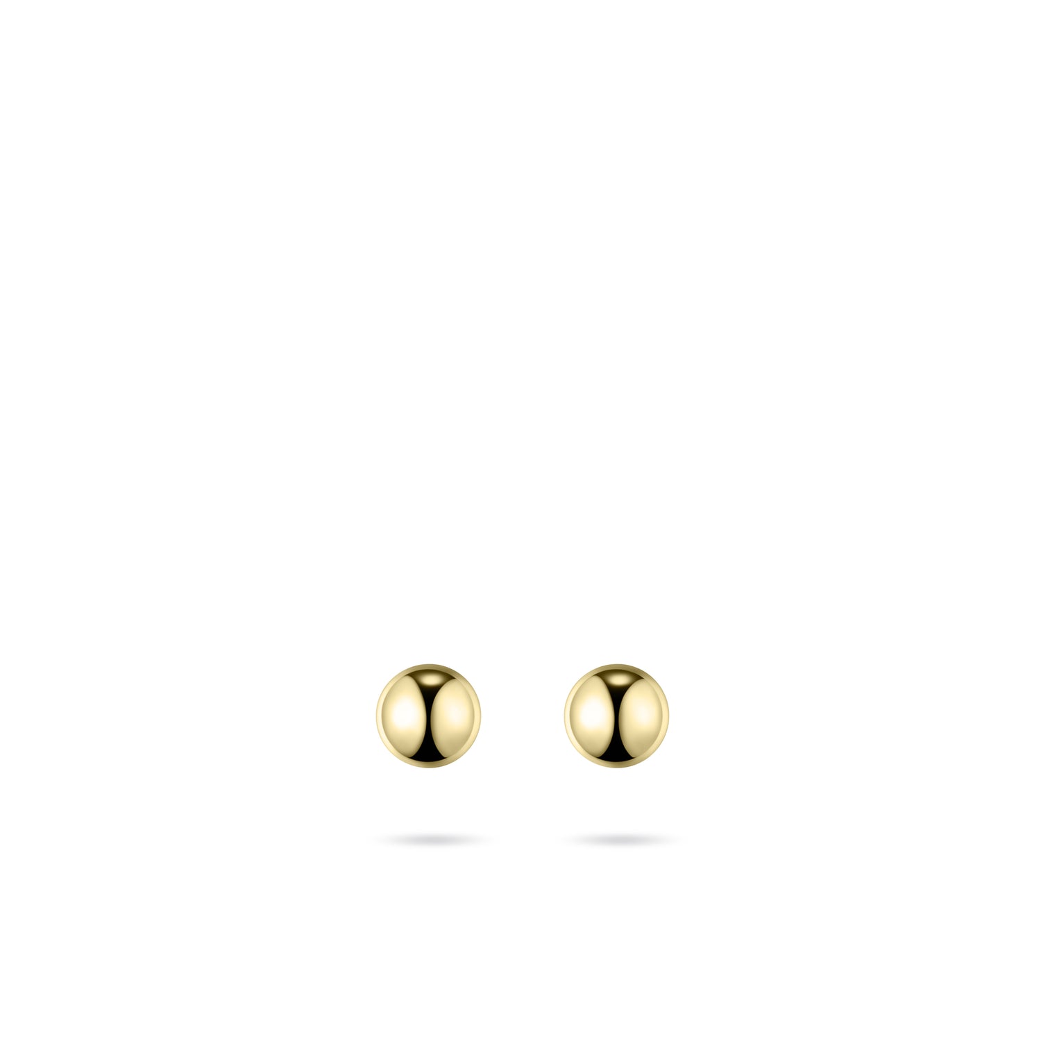 14k Gold Ball Stud Earrings