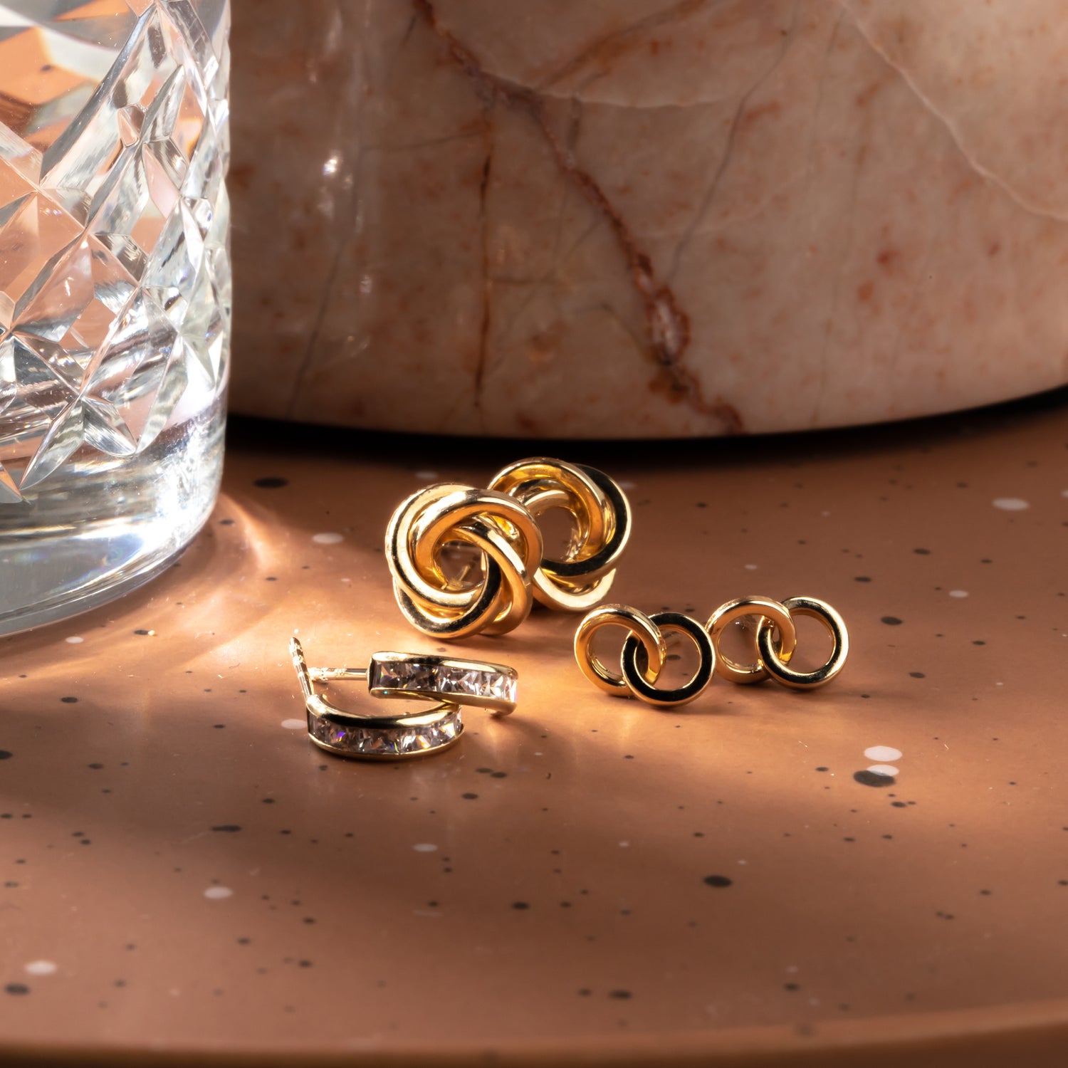 14k Gold Knot Earrings