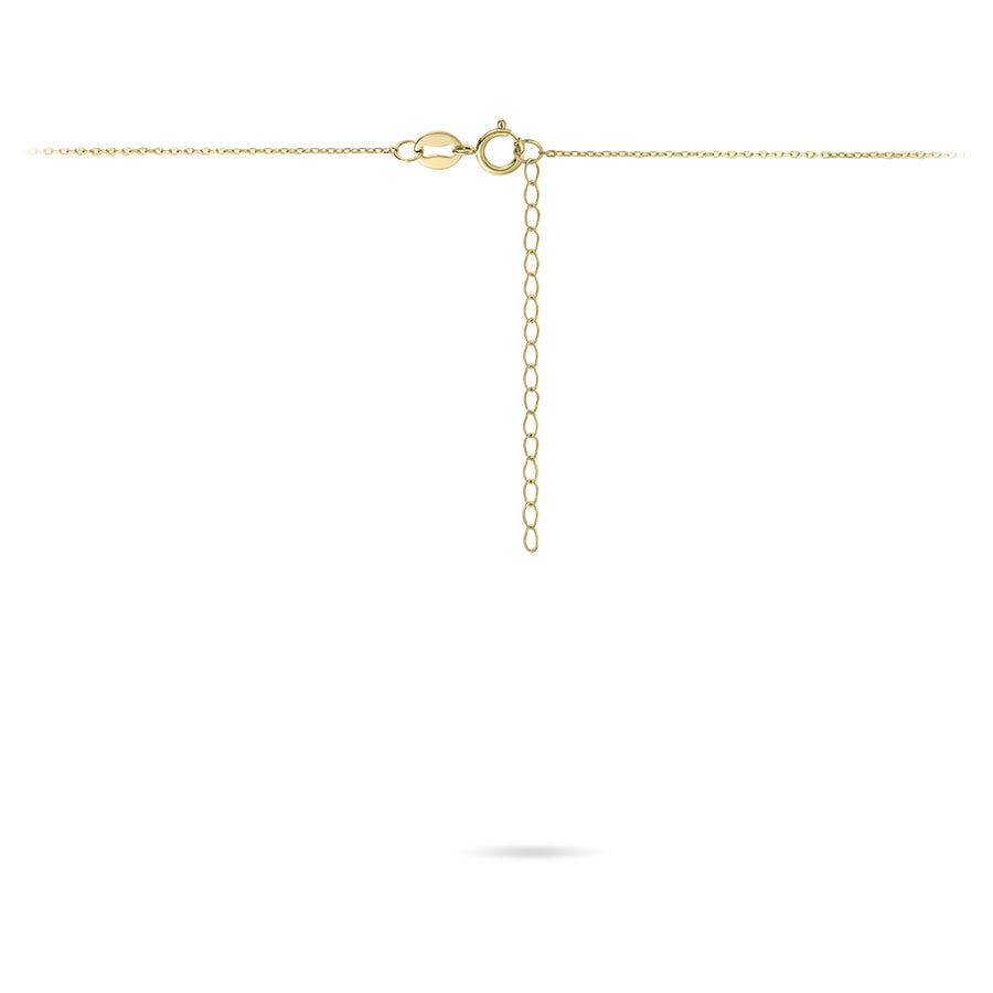 Beaded 14k Gold Necklace