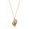 Large Conch Shell 9ct Gold Necklace