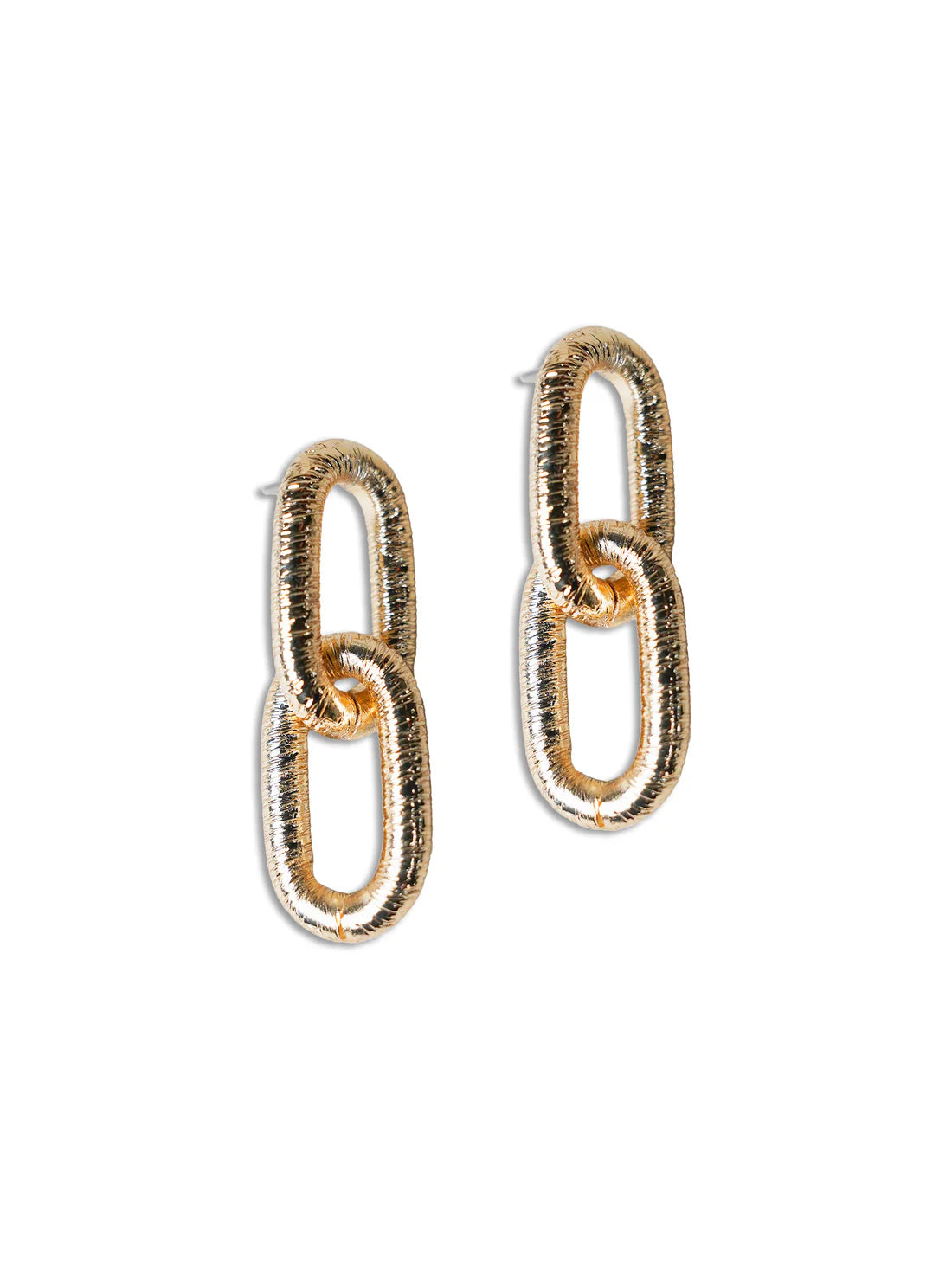 Double Mesh Drop Earrings