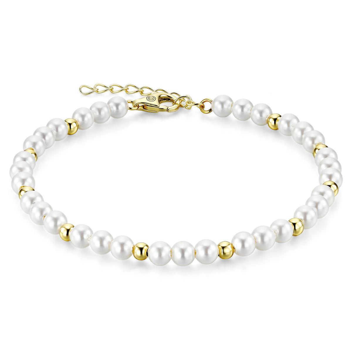 Lustre Pearl Bead Bracelet