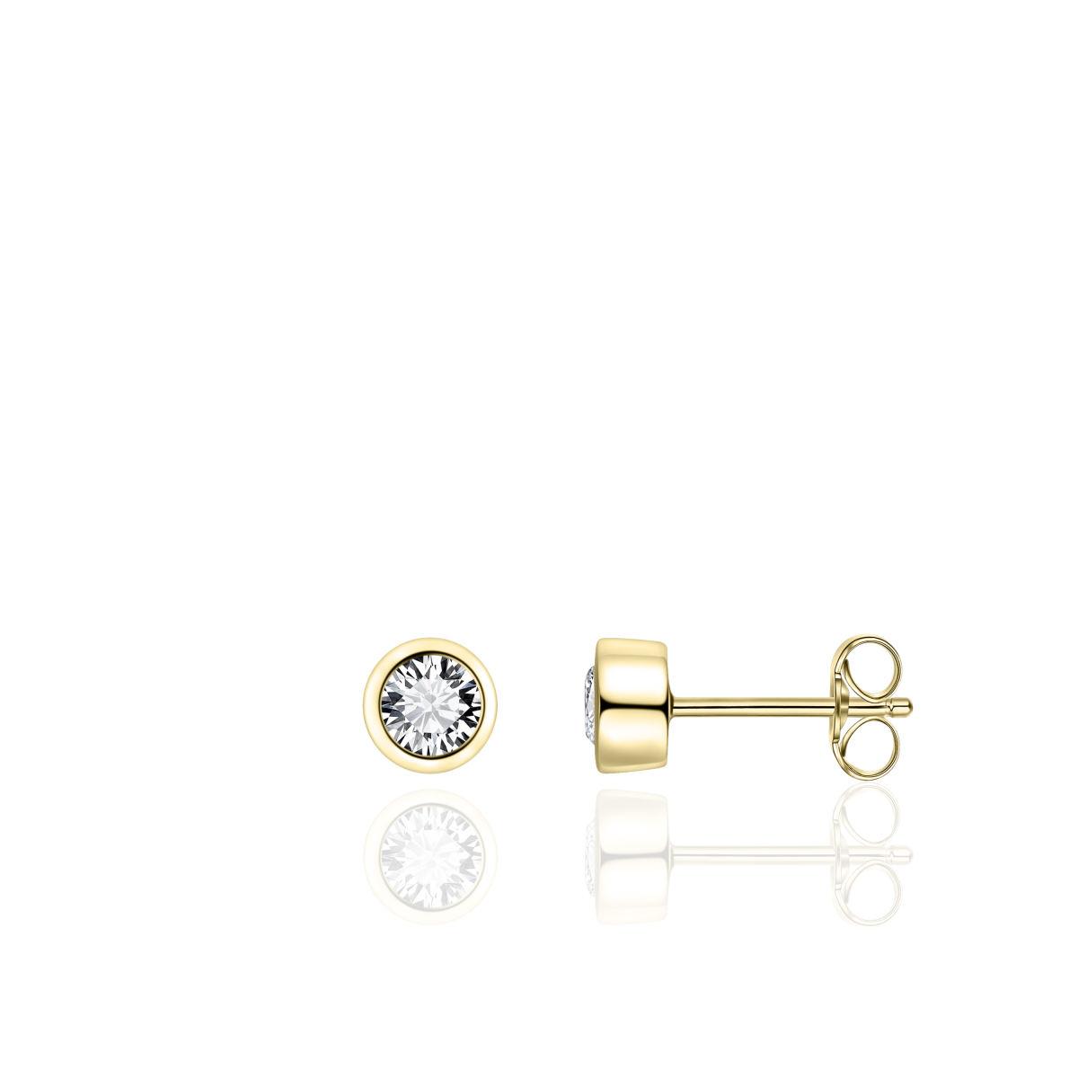 Bezel Ear Stud
