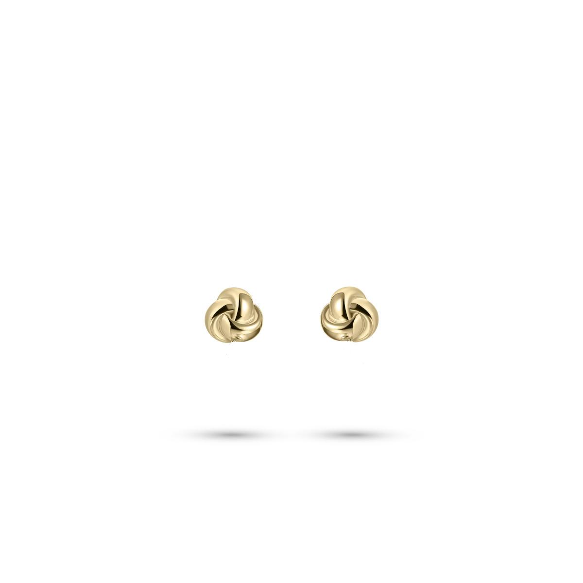 Gold Plated Knot Ear Studs