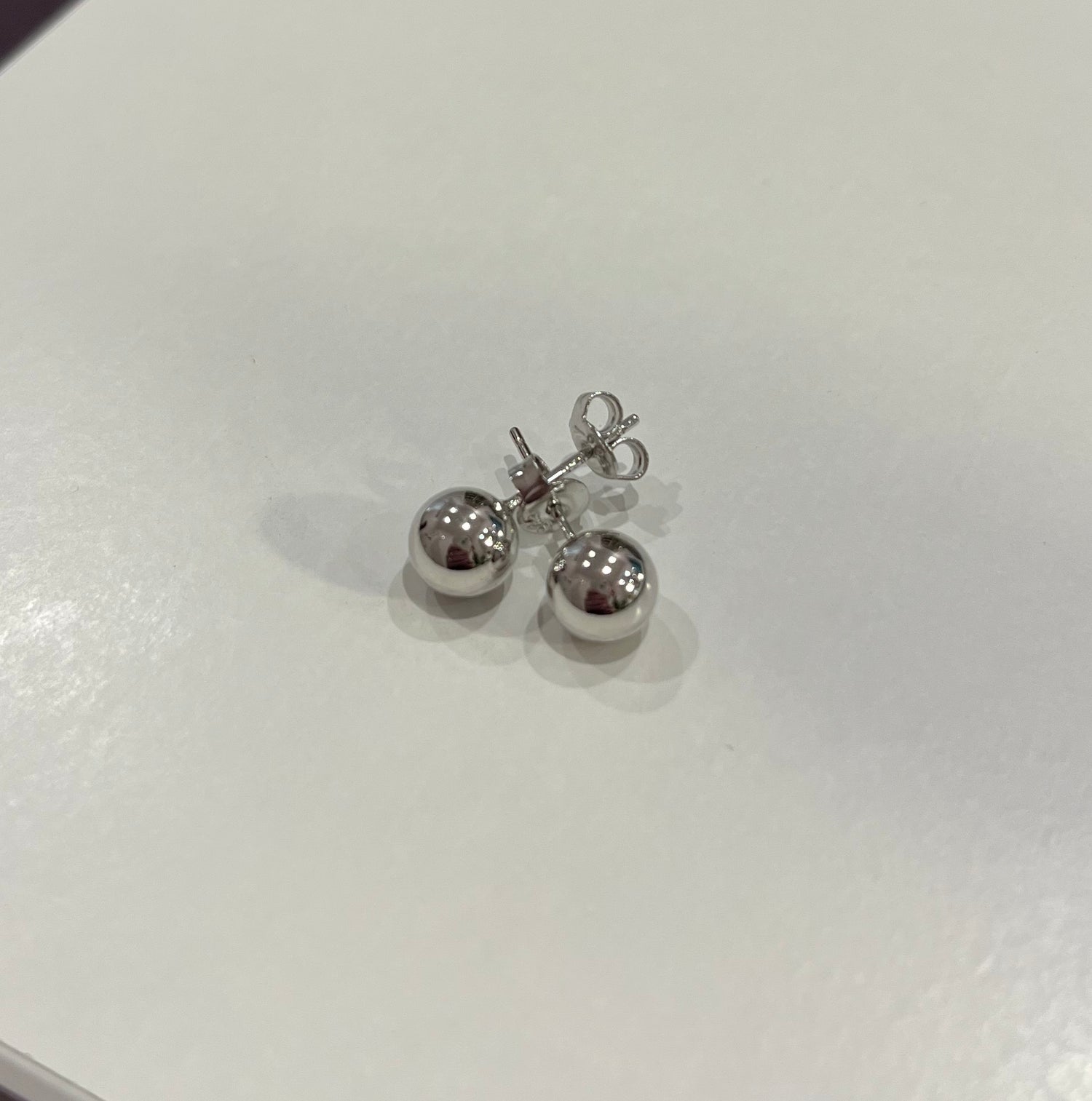 Big Ball Stud Silver