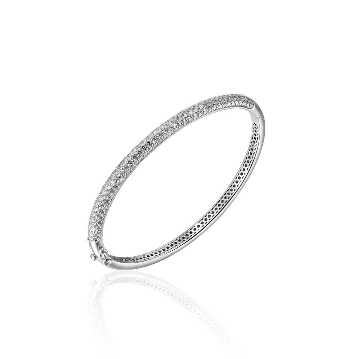 Pave Bangle - 4mm