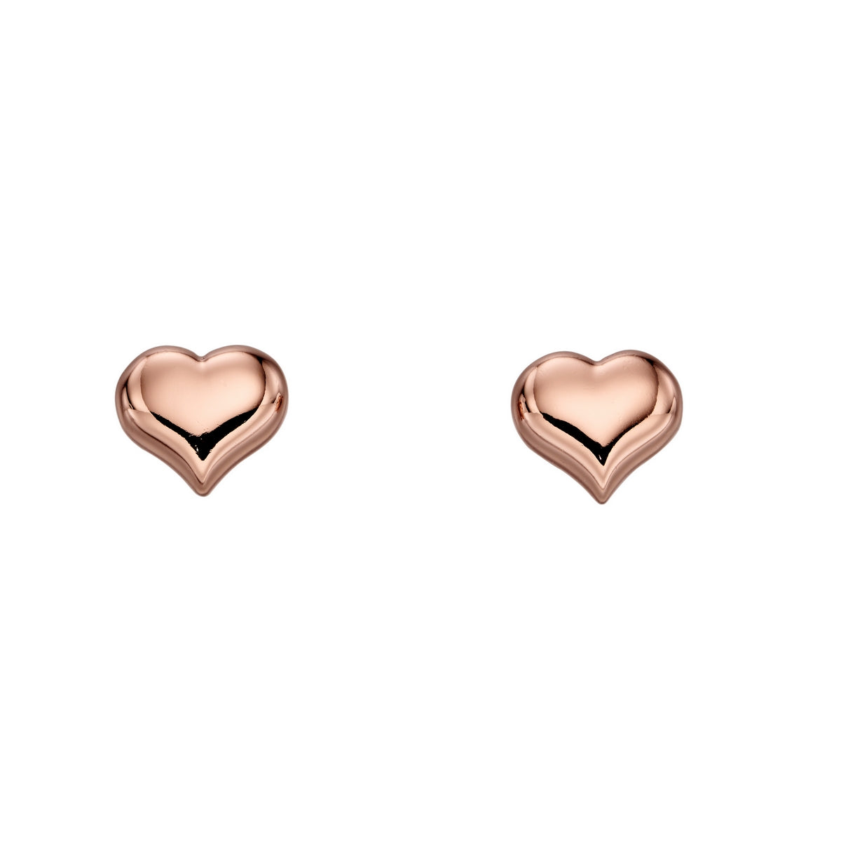Emily Rose Gold Heart Studs