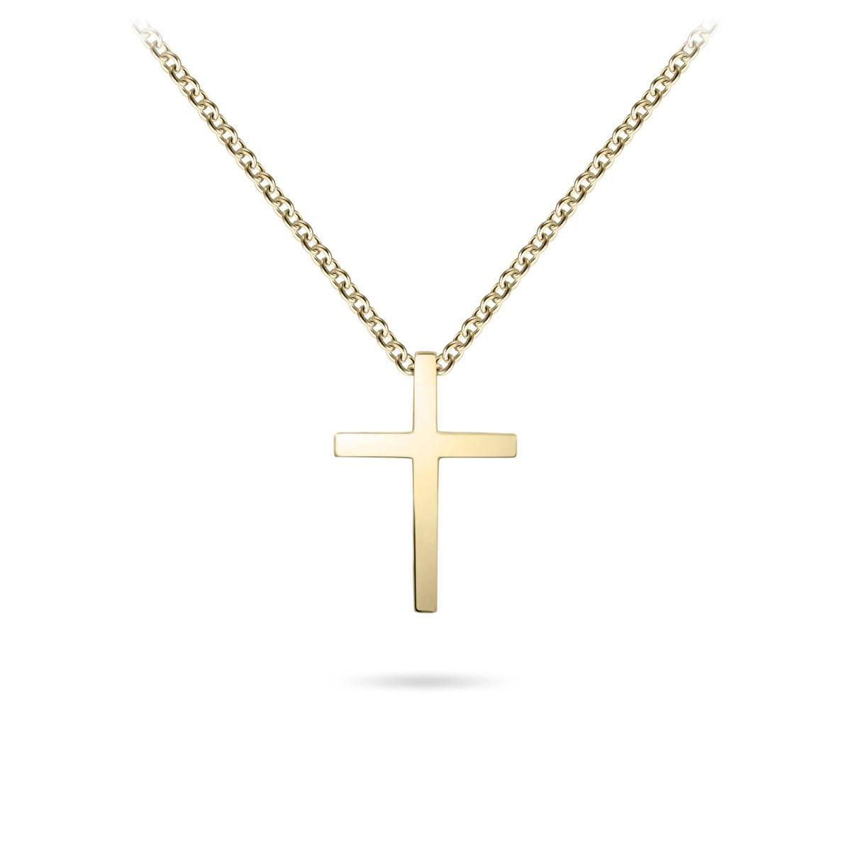 Polished Cross Necklace